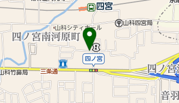 タイムズ滋賀銀行山科支店四ノ宮出張所の地図画像