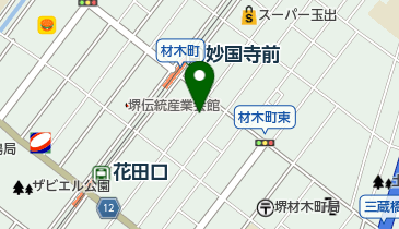 タイムズ堺材木町東第2の地図画像