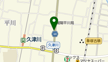 タイムズ久津川駅前の地図画像
