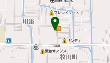 タイムズ夢ロードの地図画像