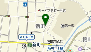 タイムズ新町第9の地図画像