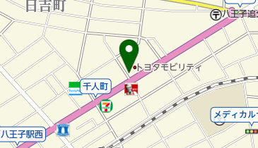 タイムズ八王子千人町第8の地図画像