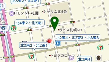 タイムズ北3東3の地図画像