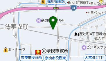 タイムズ奈良市役所前第2の地図画像