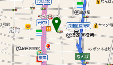 タイムズ浪速区役所西の地図画像