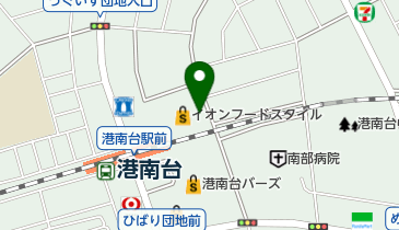タイムズイオン港南台屋上の地図画像