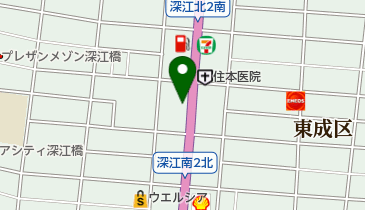 タイムズMEGAドン・キホーテ深江橋店の地図画像