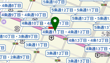 タイムズ旭川4・11の地図画像