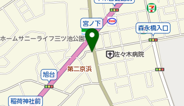 タイムズ下末吉第7の地図画像