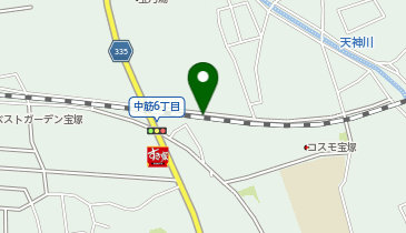 タイムズ中山寺駅東第2の地図画像