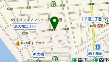 タイムズ新大橋3丁目の地図画像