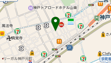 タイムズ阪急三宮駅前第2の地図画像