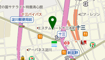 タイムズ十三本町2丁目第2の地図画像