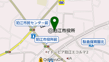 タイムズ狛江市役所の地図画像