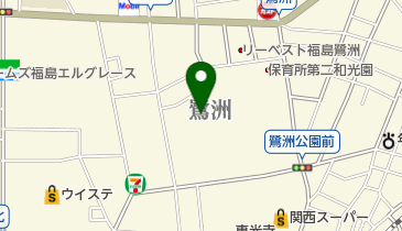 タイムズUR鷺洲第二の地図画像