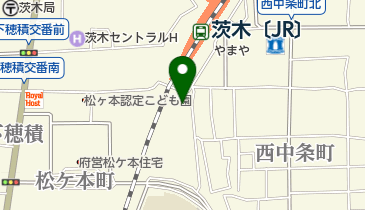 タイムズJR茨木駅前第6の地図画像