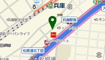 タイムズ兵庫駅南通第2の地図画像