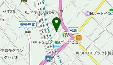 タイムズ博多駅南第13の地図画像