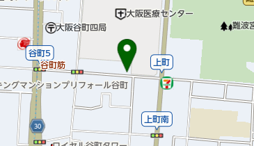 タイムズデイリーカナートイズミヤ法円坂店の地図画像