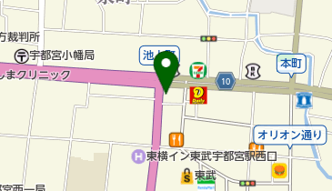 タイムズ東武宇都宮駅前第2の地図画像