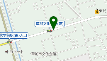 タイムズウエルシア草加松江店の地図画像