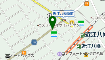 タイムズファミリーマート近江八幡鷹飼町の地図画像