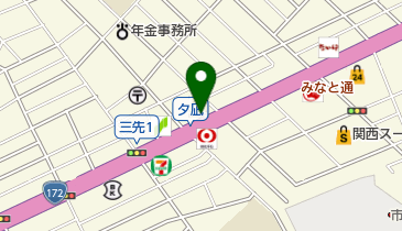 タイムズマクドナルドみなと通夕凪店の地図画像