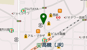 タイムズ京都銀行高槻支店の地図画像