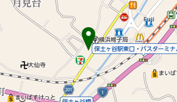 タイムズ保土ヶ谷駅西口の地図画像
