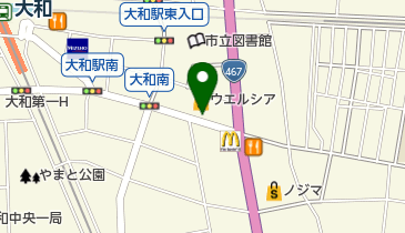 タイムズウエルシア大和南店の地図画像