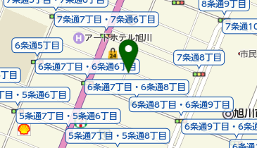 タイムズ旭川6・7第4の地図画像