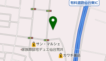 荒井駅前駐車場の地図画像