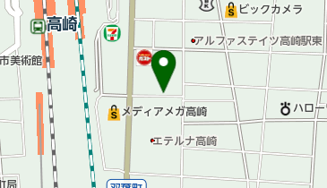 タイムズ高崎駅東口第3の地図画像
