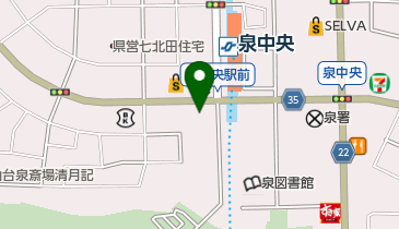 タイムズファミリーマート泉中央駅前店の地図画像