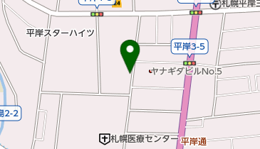 タイムズ平岸2・4の地図画像