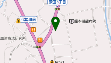 タイムズ熊本機能病院救急センターの地図画像