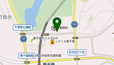 タイムズ大阪府済生会千里病院の地図画像