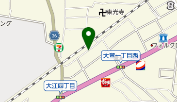 タイムズ大萱1丁目の地図画像