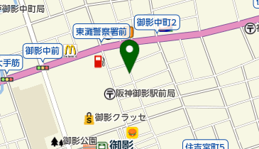 タイムズ御影中町第2の地図画像