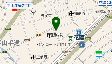 タイムズ隈病院の地図画像