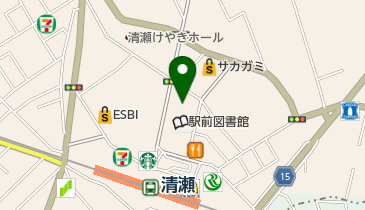 タイムズクレア市営駐車場の地図画像