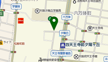 タイムズ四天王寺前夕陽丘の地図画像