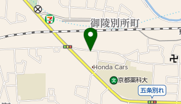 タイムズ京都薬科大学前の地図画像