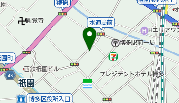 タイムズ福岡市水道局の地図画像