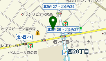 タイムズ西28丁目駅前の地図画像