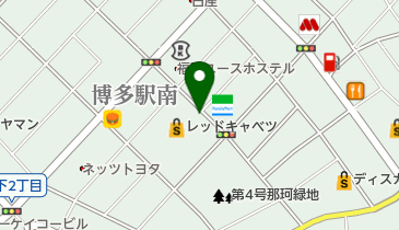 タイムズマックスバリュエクスプレス博多駅南店の地図画像