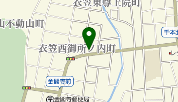 タイムズ金閣寺前の地図画像