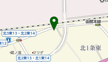 タイムズ北2東15の地図画像