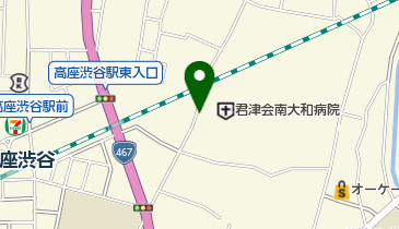 タイムズ南大和病院専用第1駐車場の地図画像