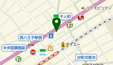 タイムズ八王子千人町2丁目第2の地図画像